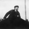 V.I.Lenin đọc diễn văn tại Quảng trường Đỏ ở Moskva trong Lễ kỷ niệm một năm ngày Cách mạng Tháng Mười Nga thành công, 7/11/1918. (Ảnh: Tư liệu/TTXVN phát)