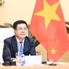 Bộ trưởng Công Thương Nguyễn Hồng Diên. (Ảnh: Trần Việt/TTXVN)