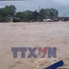 Nước lũ trên sông dâng cao gây ngập lụt một số nơi ở Quảng Ninh