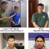 Các đối tượng tại cơ quan chức năng. (Ảnh: TTXVN phát)