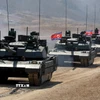 Ngày 20/3/2026, Nhà lãnh đạo Triều Tiên Kim Jong Un đã trực tiếp giám sát một cuộc tập trận tấn công phối hợp giữa bộ binh và lực lượng thiết giáp. (Ảnh: KCNA/TTXVN)