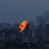 Một vụ nổ sau cuộc không kích của Nga vào Kiev, Ukraine ngày 6/6. (Nguồn: AP)
