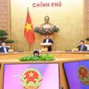 Thủ tướng Phạm Minh Chính chủ trì phiên họp Chính phủ thường kỳ tháng 5 năm 2025. (Ảnh: Dương Giang/TTXVN)