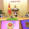 Thủ tướng Phạm Minh Chính chủ trì phiên họp Chính phủ thường kỳ tháng 5 năm 2025. (Ảnh: Dương Giang/TTXVN)