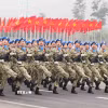 Kiểm tra hợp luyện diễu binh, diễu hành trong Lễ kỷ niệm 50 năm Ngày Giải phóng miền Nam, thống nhất đất nước. (Ảnh: Minh Đức/TTXVN)