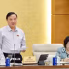 Phó Chủ tịch Quốc hội Nguyễn Khắc Định phát biểu. (Ảnh: Phạm Kiên/TTXVN)