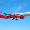 Máy bay của Hãng hàng không Vietjet Air. (Ảnh: PV/Vietnam+)