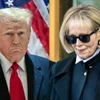 Tổng thống Mỹ Donald Trump và nhà văn E. Jean Carroll. (Nguồn: Getty Images/AFP)