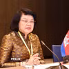 Chủ tịch Quốc hội Campuchia Samdech Maha Rathsapheathika Thipadei Khuon Sudary. (Ảnh: Doãn Tấn/TTXVN)