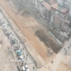 Dự án Vành đai 1 dự kiến hoàn thành vào cuối năm 2026 sẽ góp phần giảm ùn tắc giao thông. (Ảnh: Nguyễn Thắng/TTXVN)
