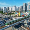 Tuyến đường sắt đô thị Cát Linh-Hà Đông. (Ảnh: Tuấn Anh/TTXVN)
