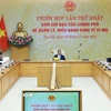 Thủ tướng Phạm Minh Chính chủ trì phiên họp lần thứ nhất của Ban Chỉ đạo điều hành kinh tế vĩ mô. (Ảnh: Dương Giang/TTXVN)