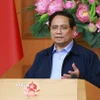 Thủ tướng Phạm Minh Chính chủ trì Phiên họp lần thứ 2 của Ban Chỉ đạo. (Ảnh: Dương Giang/TTXVN)