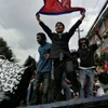 Thế hệ Z biểu tình phản đối lệnh cấm mạng xã hội ở Nepal. (Nguồn: AFP)