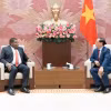 Phó Chủ tịch Quốc hội Trần Quang Phương tiếp Tổng Thư ký IPU Martin Chungong. (Nguồn: Cổng thông tin điện tử Quốc hội Việt Nam)