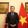 Ông Đỗ Minh Hùng, Đại sứ Đặc mệnh toàn quyền nước Cộng hòa Xã hội Chủ nghĩa Việt Nam tại Liên hiệp Vương quốc Anh và Bắc Ireland. (Ảnh: Ảnh Hữu Tiến/TTXVN)