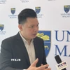Ông Collins Chong Yew Keat, nhà phân tích đối ngoại, an ninh và chiến lược thuộc trường đại học Malaya, trả lời phỏng vấn phóng viên TTXVN tại Malaysia. (Ảnh: Thành Trung/TTXVN)