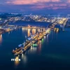 Cảng tổng hợp Công ty cổ phần Hòa Phát Dung Quất nằm trong khu kinh tế Dung Quất. (Ảnh: TTXVN phát)