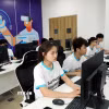 Một buổi học về trí tuệ nhân tạo tại Trường Cao đẳng Công nghệ Việt-Hàn Bắc Giang. (Ảnh: Danh Lam/TTXVN)