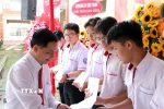 Khai giảng năm học mới tại trường THPT Vĩnh Thạnh (xã Vĩnh Thạnh, Cần Thơ). (Ảnh: Ánh Tuyết/TTXVN) 