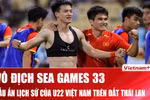 Khoảnh khắc vỡ òa của U22 Việt Nam sau màn ngược dòng kinh điển trước U22 Thái Lan
