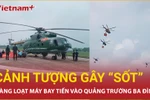 Xúc động, tự hào khi các máy bay mang cờ Tổ quốc tiến vào quảng trường Ba Đình