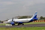 Máy bay của hãng hàng không Ấn Độ IndiGo. (Ảnh: ANI/TTXVN)