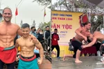 Võ sỹ nước ngoài được ví như "Thor", tung hoành sới vật làng Triều Khúc là ai?