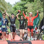 Người đẹp cùng gia đình chinh phục các nội dung thi đấu thể thao, mang đến câu chuyện truyền cảm hứng mạnh mẽ. (Ảnh: NVCC)