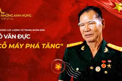 Anh hùng Lực lượng vũ trang nhân dân Tô Văn Đực. (Nguồn: VTV)