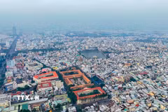 Kết nối cơ sở dữ liệu đất đai. (Ảnh: TTXVN)