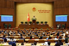 Tại kỳ họp thứ Nhất của Quốc hội khóa XVI, Bộ Tài chính được giao chủ trì tới 9 trên tổng số 32 nội dung Chính phủ trình Quốc hội, chiếm tỷ lệ 28,12%, đây là mức cao nhất trong số các bộ, ngành hiện nay. (Ảnh: TTXVN)