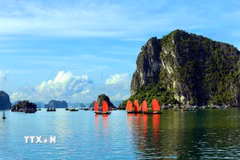 Quảng Ninh hướng đến du lịch xanh. (Ảnh: TTXVN phát)