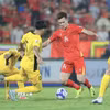 Tuyển Việt Nam hướng đến chiến thắng trước Malaysia ở lượt đi bán kết ASEAN Cup 2026. (Ảnh: Minh Quyết/TTXVN)