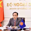 Bộ trưởng Ngoại giao Lê Hoài Trung, (Ảnh: An Đăng/TTXVN)