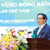 Thủ tướng Phạm Minh Chính phát biểu. (Ảnh: Dương Giang/TTXVN)