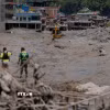 Khu vực bị lũ quét tàn phá tại Nuwakot, Nepal. (Ảnh: THX/TTXVN phát)
