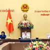 Chủ tịch Quốc hội Trần Thanh Mẫn phát biểu. (Ảnh: Doãn Tấn/TTXVN)