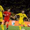 Hình ảnh trận Tuyển Việt Nam thua trước Malaysia ở vòng loại Asian Cup. (Ảnh: Malaysia NT)
