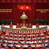 Phiên khai mạc Hội nghị lần thứ 14 Ban Chấp hành Trung ương Đảng khóa XIII. (Ảnh: Lâm Khánh/TTXVN)