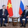 Tổng Bí thư Tô Lâm gặp Chủ tịch Đảng Nước Nga Thống nhất, Phó chủ tịch Hội đồng An ninh Liên bang Nga Dmitry Medvedev. (Ảnh: Thống Nhất/TTXVN)