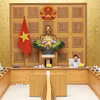 Thủ tướng Phạm Minh Chính chủ trì Phiên họp lần thứ 15 của Ban Chỉ đạo Quốc gia về chống khai thác hải sản bất hợp pháp. (Ảnh: Dương Giang/TTXVN)