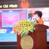 Anh hùng Lao động Thái Hương, Chủ tịch Hội đồng Chiến lược Tập đoàn TH, Tổng Giám đốc Ngân hàng TMCP Bắc Á phát biểu tại lễ phát động.