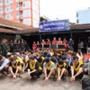 Cơ quan điều tra bắt giữ các nghi phạm trong đường dây lừa đảo ở Campuchia. (Nguồn: Công an tỉnh Lai Châu)