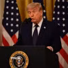 Tổng thống Mỹ Donald Trump phát biểu tại Washington, D.C. (Ảnh: AA/TTXVN phát)