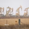 Giàn khoan dầu tại Texas, Mỹ. (Ảnh: THX/TTXVN)