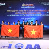 Đội chủ nhà Việt Nam tham dự kỳ thi Olympic Thiên văn và Vật lý thiên văn quốc tế lần thứ 19 (IOAA 2026). (Ảnh: Thanh Tùng/TTXVN)