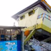 Hiện trường động đất ở Indonesia. (Ảnh: THX/TTXVN phát)