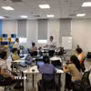 Mô hình “Lớp học số” được tổ chức giới thiệu tại Trường Đại học Việt Đức diễn ra hồi tháng 1/2026. (Ảnh minh họa: Huyền Trang/TTXVN)