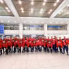 U17 Việt Nam đến Hàn Quốc, bước vào giai đoạn quan trọng trước giải U17 thế giới. (Nguồn: VFF)